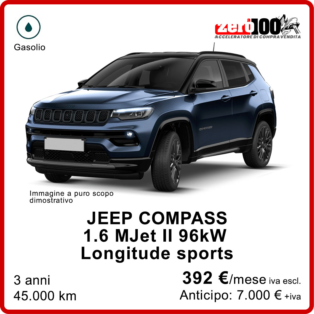 JEEP-COPASS-DIESEL Jeep Compass noleggio a lungo termine