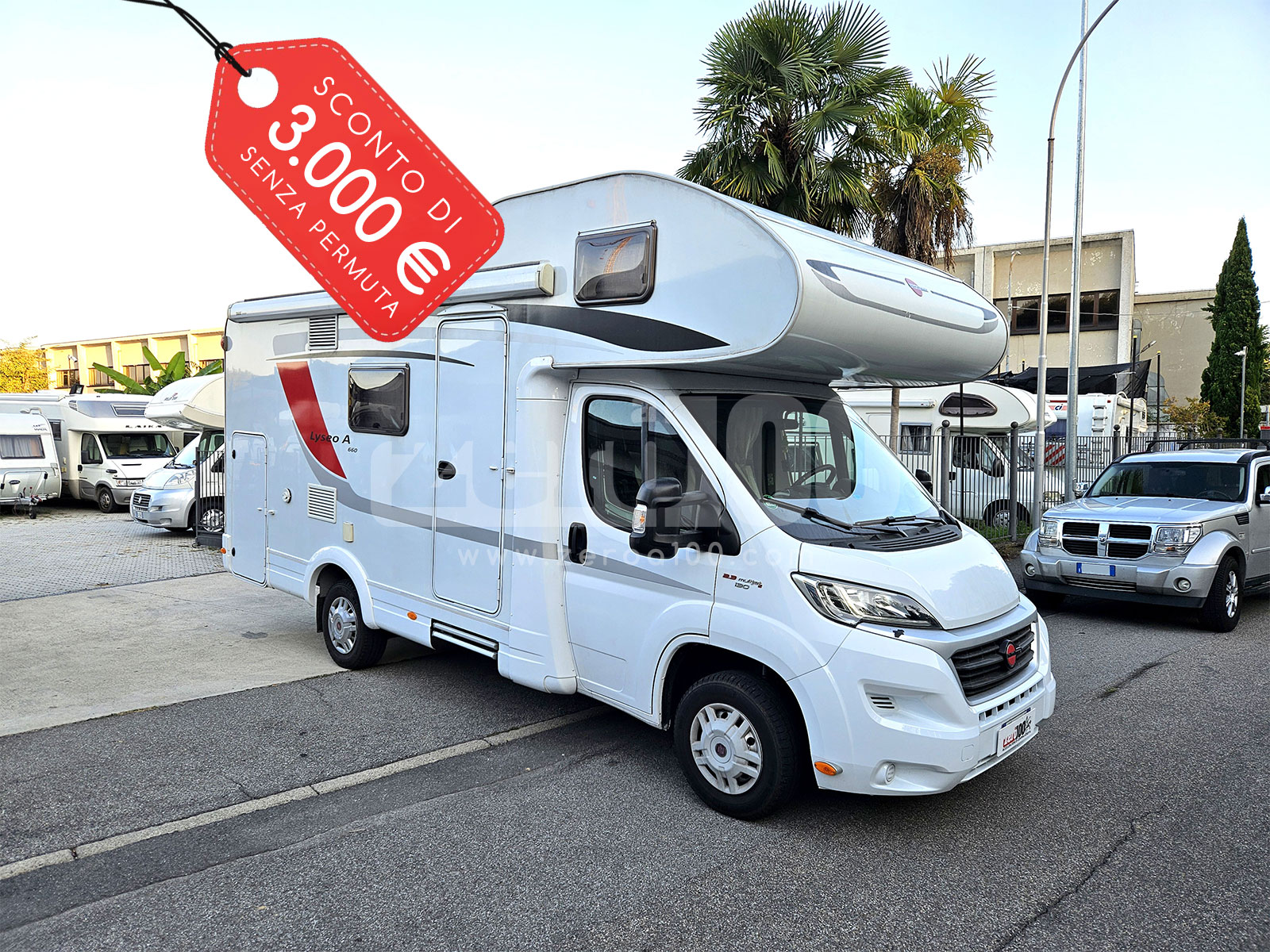 Camper Mansardato Burstner Lyseo A660